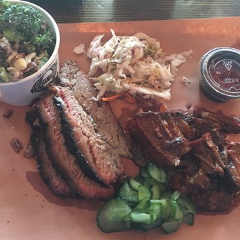 Mighty Quinn's Barbeque - 2 meat combo comes with any accompaniments/ add ons like slaw, pickled red onions cucumber, and 1 side - Barbeque Near Me - Clifton, New Jersey