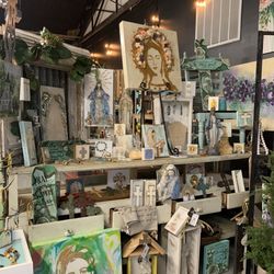 Revival Art House - So many gorgeous crosses, Mother Mary paintings, etc here