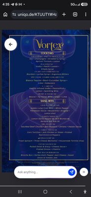 Menu photo 1 Vortex Washington, DC, DC Menu photo 1 Vortex Washington, DC, DC