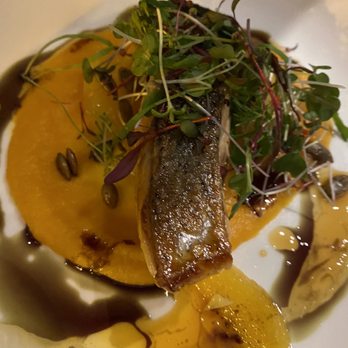 Jaleo - Salmon with butternut squash puree - Spanish Near Me - Washington, DC, District of Columbia