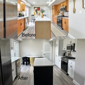 CertaPro Painters of Mount Laurel - Before and After of my painted cabinets - Painters Near Me - Mount Laurel, New Jersey CertaPro Painters of Mount Laurel - Before and After of my painted cabinets - Painters Near Me - Mount Laurel, New Jersey