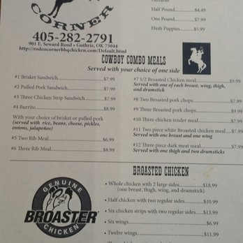 RodeoCorner BBQ & Chicken - Barbeque Near Me - Guthrie, Oklahoma