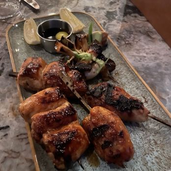 The Third Floor - Meatball, chicken thigh+ trumpet mushroom skewers! 2 sticks per order! - New American Near Me - San Francisco, California The Third Floor - Meatball, chicken thigh+ trumpet mushroom skewers! 2 sticks per order! - New American Near Me - San Francisco, California