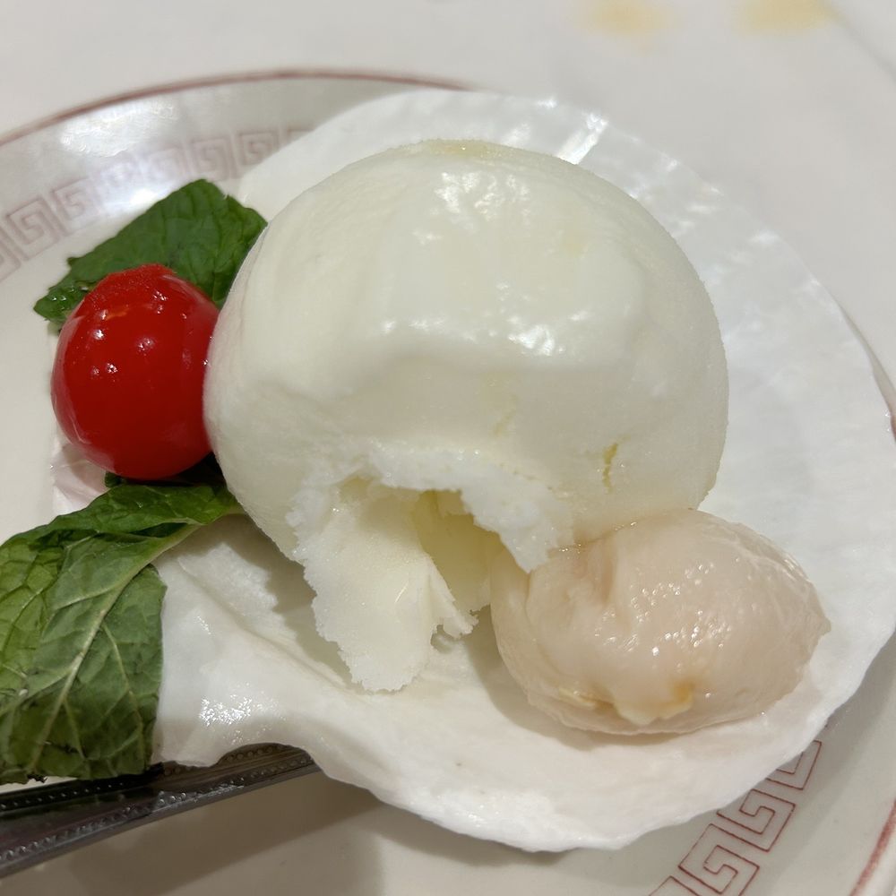 Chef Chu's - Lychee sorbet. So yummy - Chinese Near Me - Los Altos, California Chef Chu's - Lychee sorbet. So yummy - Chinese Near Me - Los Altos, California