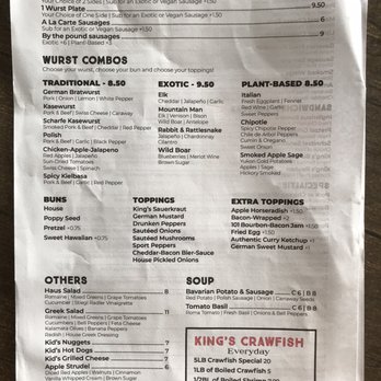 King's BierHaus - Menu - German Near Me - Dickinson, Texas King's BierHaus - Menu - German Near Me - Dickinson, Texas