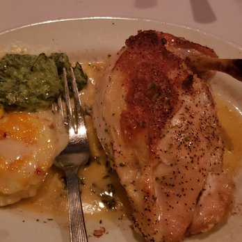 Ruth's Chris Steak House - Stuff chicken breast with scallops potatoes and cream spinach - Steakhouses Near Me - Carolina, Puerto Rico Ruth's Chris Steak House - Stuff chicken breast with scallops potatoes and cream spinach - Steakhouses Near Me - Carolina, Puerto Rico