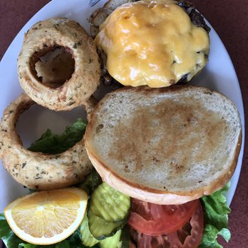 Margie's Diner - Onionette Burger with onion rings - Diners Near Me - Paso Robles, California Margie's Diner - Onionette Burger with onion rings - Diners Near Me - Paso Robles, California