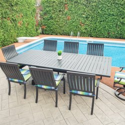 Jordan Cast & Wicker - Montana Dining Table & Colorado Dining Chairs