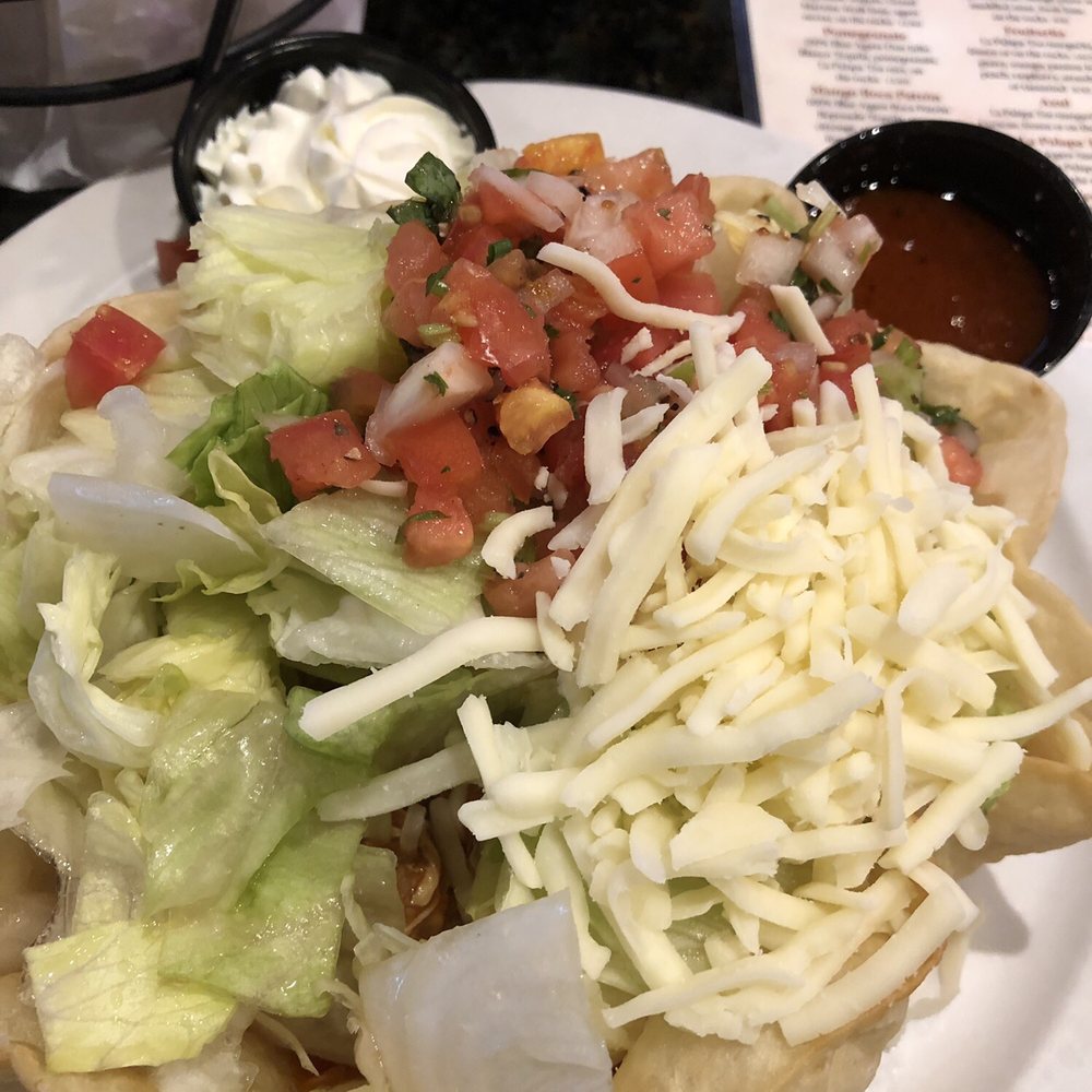 La Palapa Too - Taco salad, sour cream and dressing on the side - Mexican Near Me - Laurel, Maryland La Palapa Too - Taco salad, sour cream and dressing on the side - Mexican Near Me - Laurel, Maryland