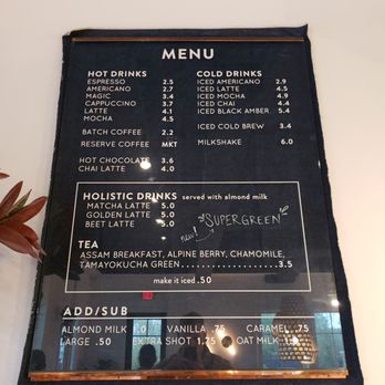 Drift Coffee & Kitchen  - Menu - Coffee & Tea Near Me - Wilmington, North Carolina