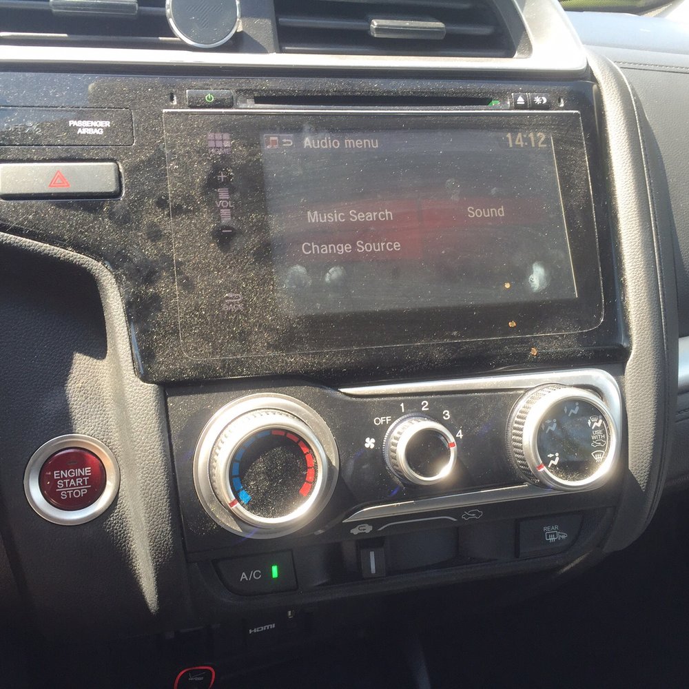 My car after the "platinum" interior wash