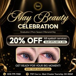 Serene Nail Spa - May is a whirlwind of celebrations, and Serene Nail Spa is here to ensure you never have to worry about your mascara running!