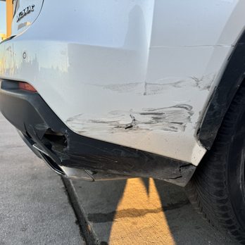 Xtreme Collision Repair - close up of rear damage - Body Shops Near Me - Carrollton, Texas Xtreme Collision Repair - close up of rear damage - Body Shops Near Me - Carrollton, Texas