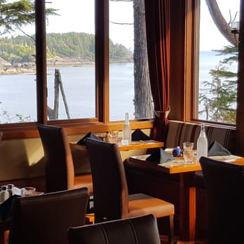 Middle Beach Lodge - scenic view from every table in dining room - Hotels Near Me - Tofino, British Columbia