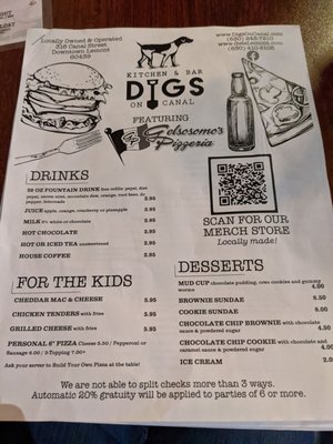 Menu photo 4 Digs on McCarthy Lemont, IL
