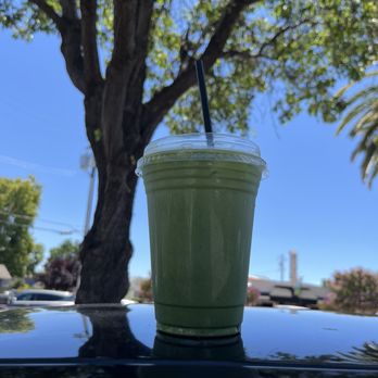 Chrome Coffee - Matcha latte with oat milk and simple syrup - Coffee & Tea Near Me - Brentwood, California Chrome Coffee - Matcha latte with oat milk and simple syrup - Coffee & Tea Near Me - Brentwood, California