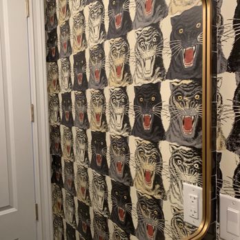 Golden Wallpaper Installation - Wallpaper installation - Painters Near Me Golden Wallpaper Installation - Wallpaper installation - Painters Near Me