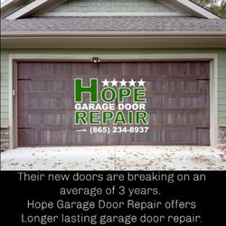 Hope Garage Door Repair - Longer lasting garage door repair. That's Hope.
