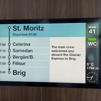 Glacier Express - Public Transportation Near Me - Sankt Moritz, GR