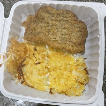 Renton Countryside Cafe - Exactly what my Country Fried Steak and eggs looked like when I got home No gravy or eggs - Breakfast & Brunch Near Me - Renton, Washington Renton Countryside Cafe - Exactly what my Country Fried Steak and eggs looked like when I got home No gravy or eggs - Breakfast & Brunch Near Me - Renton, Washington