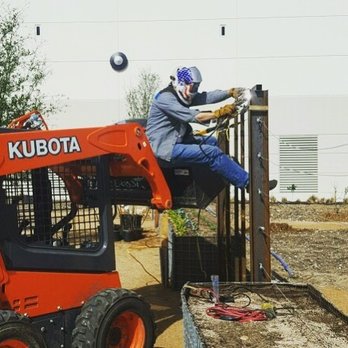 YardFarm - Our welder doing some work on the Central Texas Food Bank garden fence. - Farms Near Me - Austin, Texas YardFarm - Our welder doing some work on the Central Texas Food Bank garden fence. - Farms Near Me - Austin, Texas