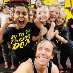 Medford Oregon Kung Fu and Jiu Jitsu - Amazing little ninjas after a kids grappling class