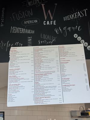 Menu photo 2 W Cafe & Restaurant Irvine, CA Menu photo 2 W Cafe & Restaurant Irvine, CA