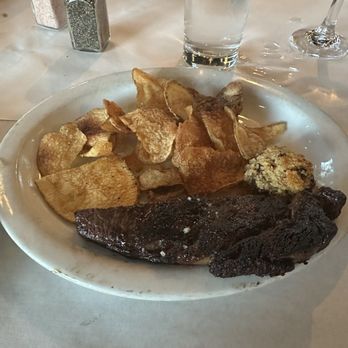 Echo & Rig - Ribeye and chips with a stuffed mushroom - Steakhouses Near Me - Las Vegas, Nevada Echo & Rig - Ribeye and chips with a stuffed mushroom - Steakhouses Near Me - Las Vegas, Nevada