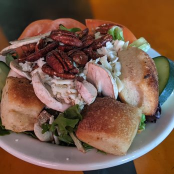 Lilly's Pizza - a chicken salad on a plate - Pizza Near Me - Raleigh, North Carolina Lilly's Pizza - a chicken salad on a plate - Pizza Near Me - Raleigh, North Carolina