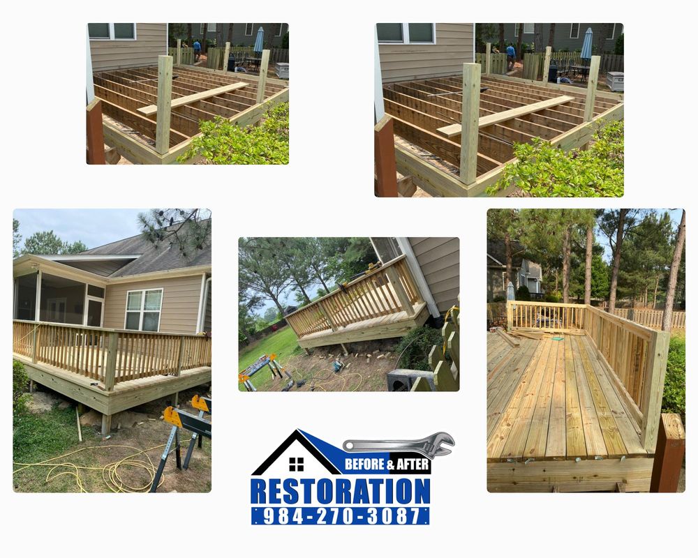 Slide of Before & After Restoration