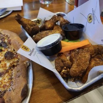 Remingtons Restaurant - Lemon Pepper and Old Bay Wings with honey and ranch - New American Near Me - Beltsville, Maryland