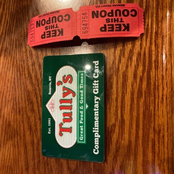 Tully's Good Times - Won a gift card during a Monday night football game! - American Near Me - Depew, New York