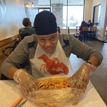 Kai's Crab Boil - About to dive in! - Seafood Near Me - Columbus, Ohio