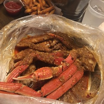 Madison Crab House - Snow Crab Legs (1lb) and Cajun Fries. - Cajun/Creole Near Me - Chicago, Illinois Madison Crab House - Snow Crab Legs (1lb) and Cajun Fries. - Cajun/Creole Near Me - Chicago, Illinois