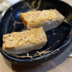 Hooked Seafood Boil & Bar - Cheesy crab bread.