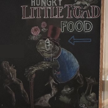 Little Toad Creek Brewery - Chalkboard toad drawn by CSB (2018) - Breweries Near Me - Las Cruces, New Mexico Little Toad Creek Brewery - Chalkboard toad drawn by CSB (2018) - Breweries Near Me - Las Cruces, New Mexico