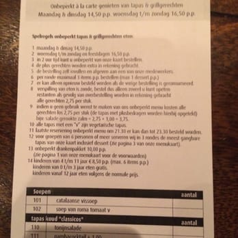 La Gitana - Tapas Bars Near Me - Eindhoven, New Brunswick