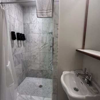Hotel G - Bathroom - very small sink area - Hotels Near Me - San Francisco, California