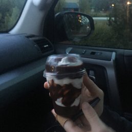 Look at all that hot fudge!