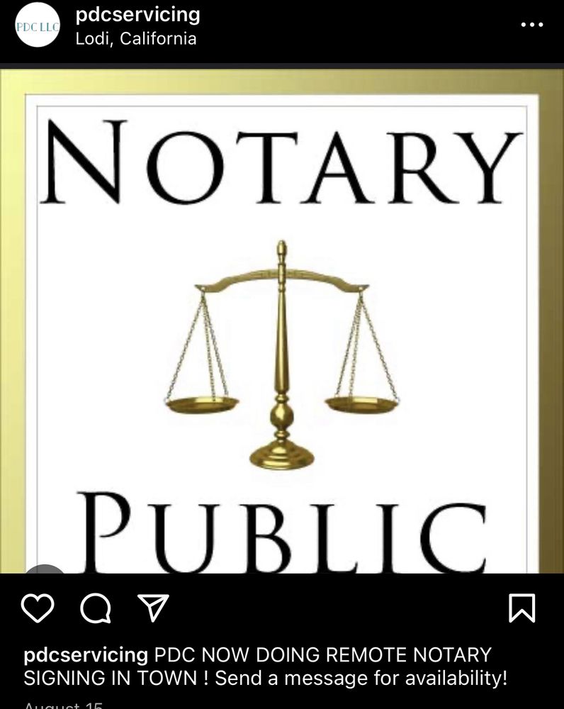 NOTARY PUBLIC Lodi, California Notaries Phone Number Yelp