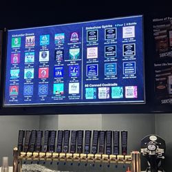 Kinkaider - Beer menu board