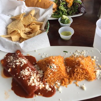 Los Agaves - Combo with enchilada roja - Bars Near Me - Goleta, California