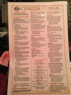 Menu photo 8 Papi's Tacos Baltimore, MD