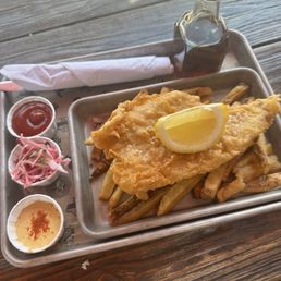 Fish and chips Fish and chips