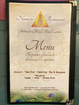Menu photo 6 Namaste Restaurant Lancaster, PA