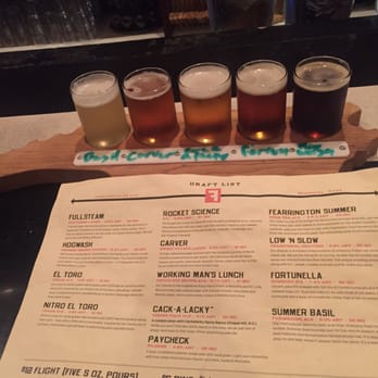 Fullsteam - Flight of beer - Breweries Near Me - Durham, North Carolina Fullsteam - Flight of beer - Breweries Near Me - Durham, North Carolina