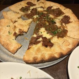 Short rib cauliflower crust pizza Short rib cauliflower crust pizza