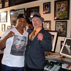 ManCave Memorabilia - Mike Tyson and myself posing in the ManCave