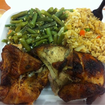 King Pollo - Half chicken, green beans, and chicken fried rice - Peruvian Near Me - Alexandria, Virginia