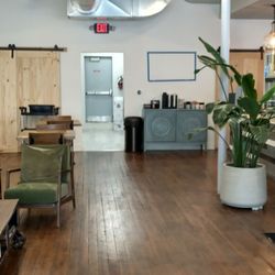 The Bean Coffee & Cafe - Back area view from front.